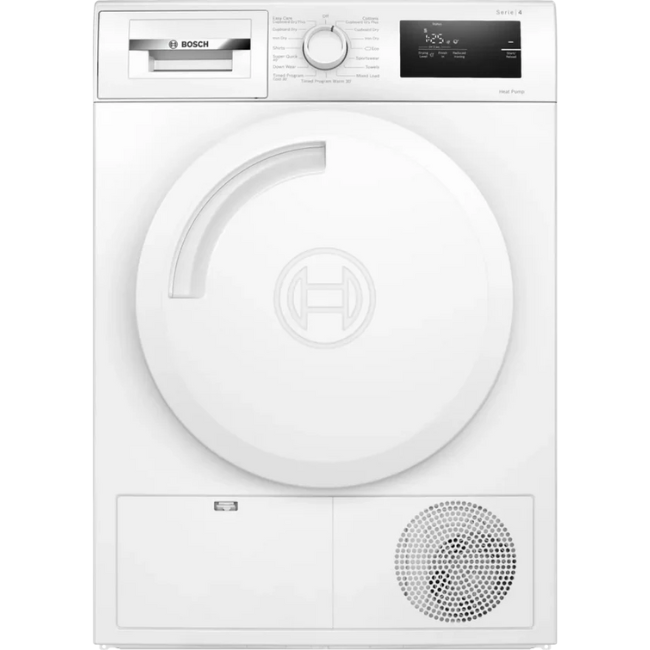 BOSCH 8KG HEAT PUMP TUMBLE DRYER WTH84001GB